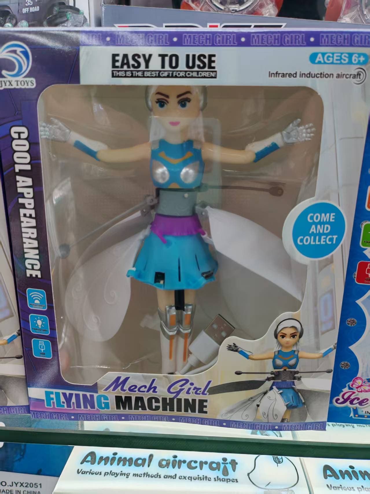 Gesture-Sensing Hovering Drone with AI Princess