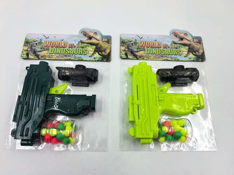 Bottle-Attached Rapid-Fire Ping Pong Ball Gun