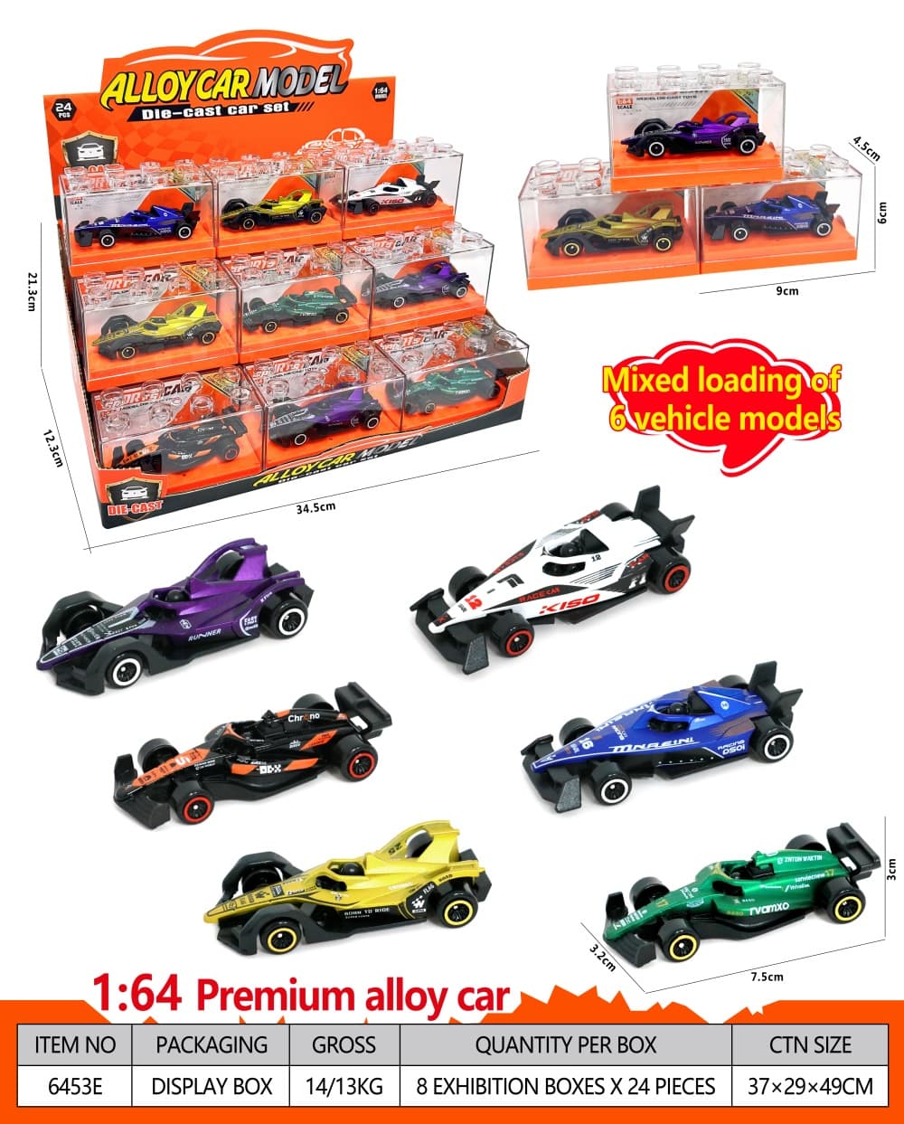 1:64 F1 Alloy Car