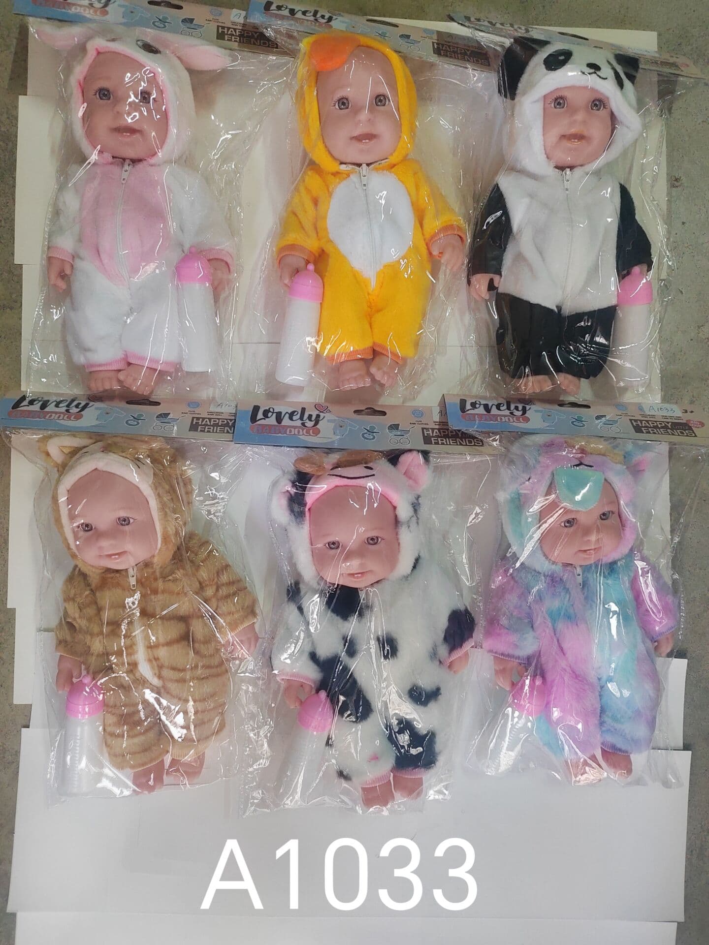 12-inch Expression Doll with 6 Musical Bottles