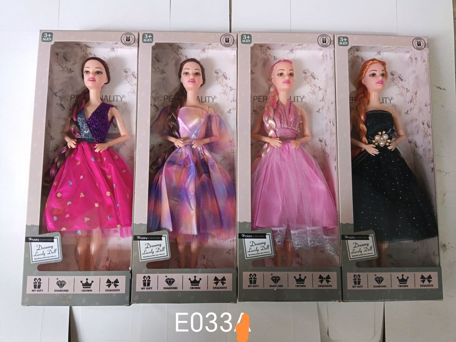 11.5-inch Beauty Dolls (4 Styles Mixed)