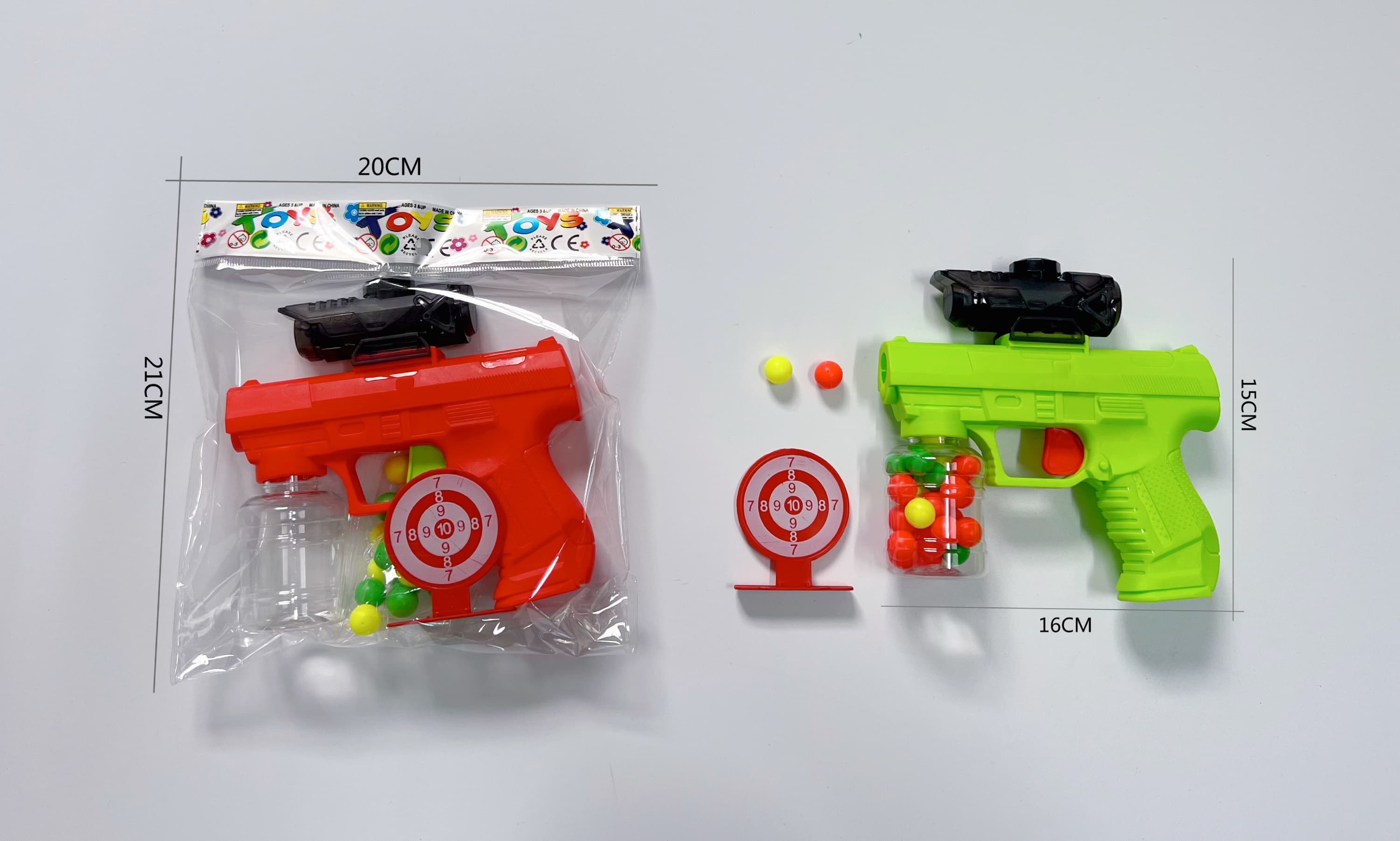 Fun 54-Shot Ping Pong Gun (Includes 20 Balls & 1 Target)