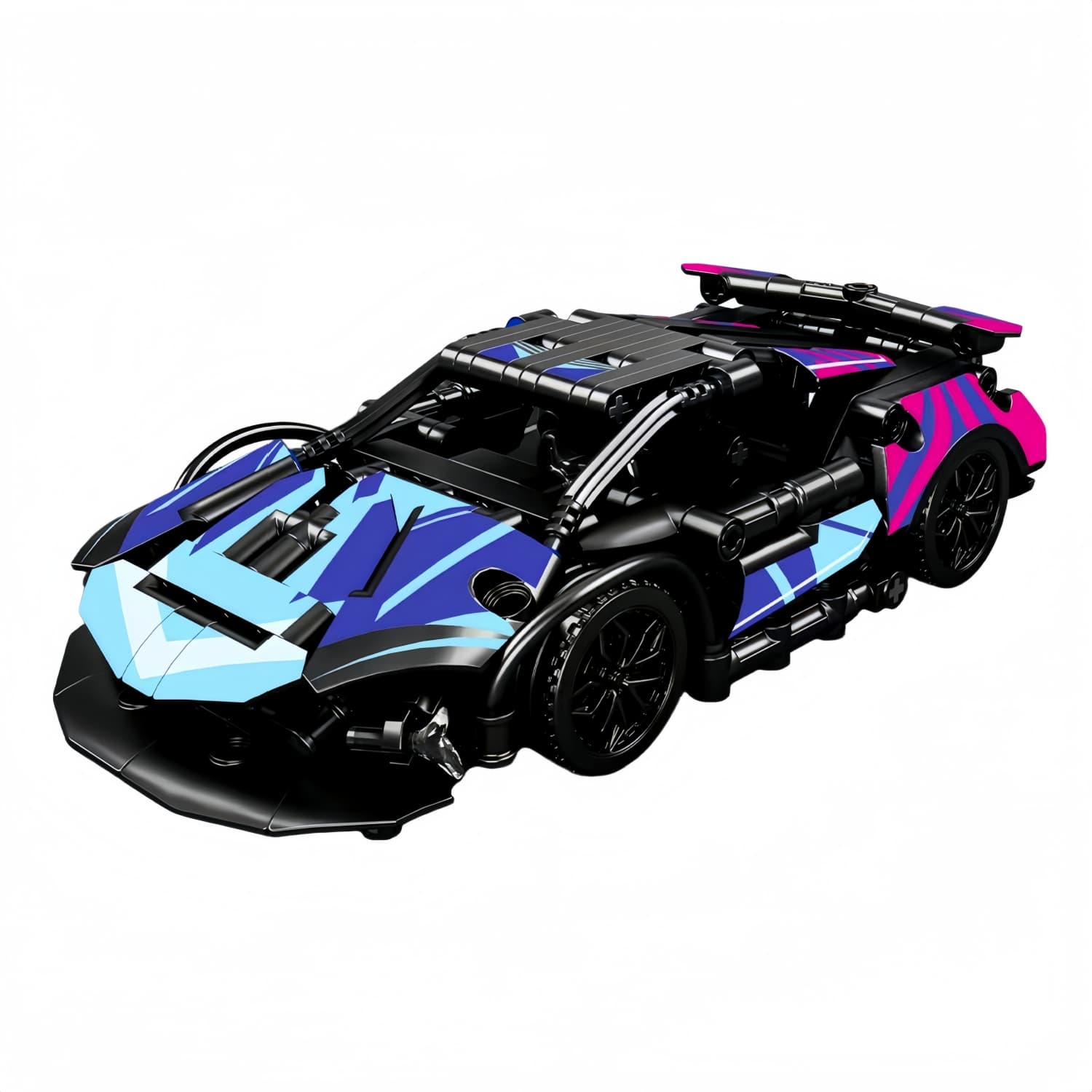 In Stock Orange Monkey 1-20 Lamborghini Cyber Building Blocks Racing Car Building Blocks Supercar Building Blocks Toy Car Vehicle Building Blocks