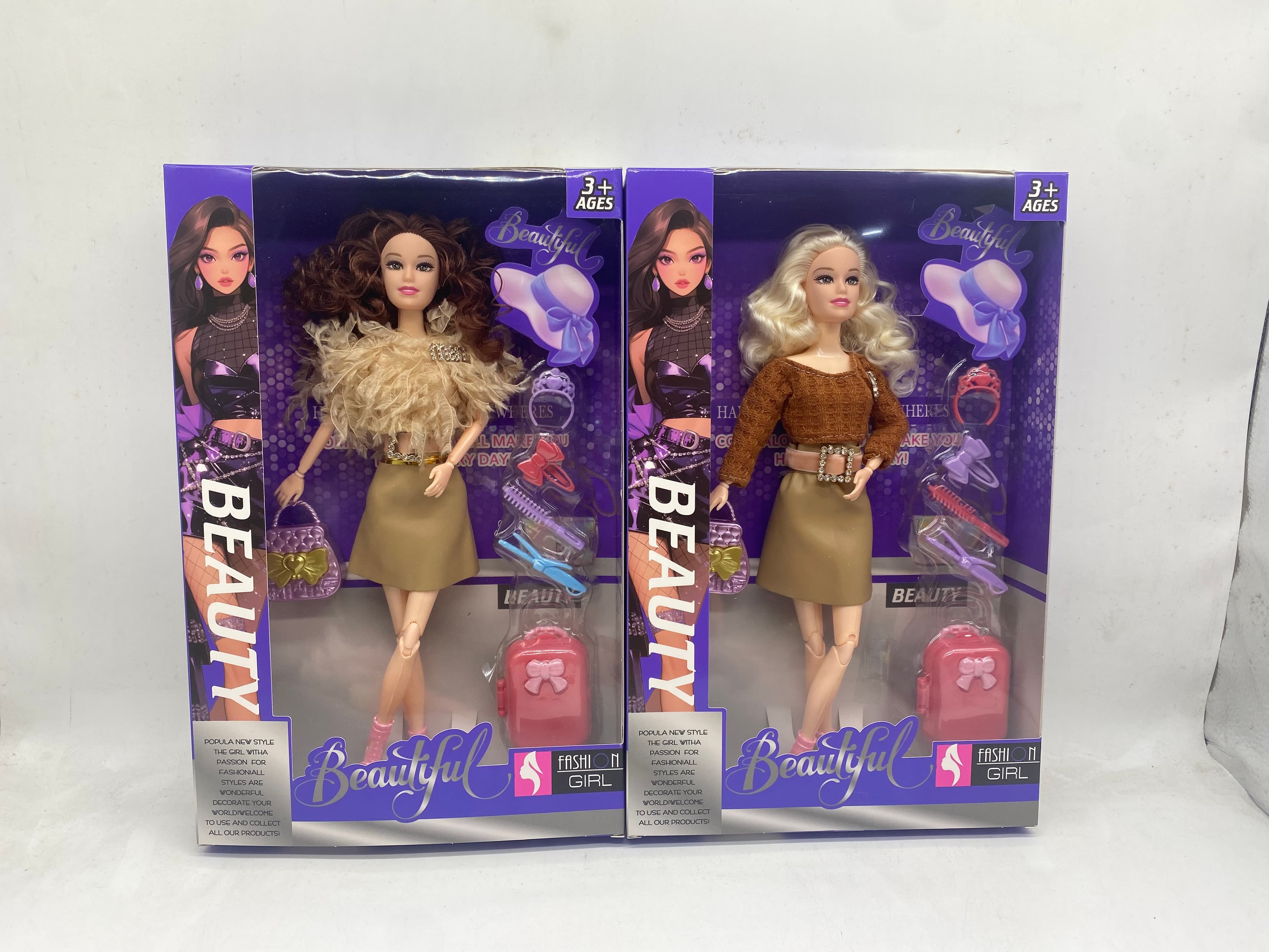 11.5-inch Fashion Barbie with 11 Joints, Mixed Styles