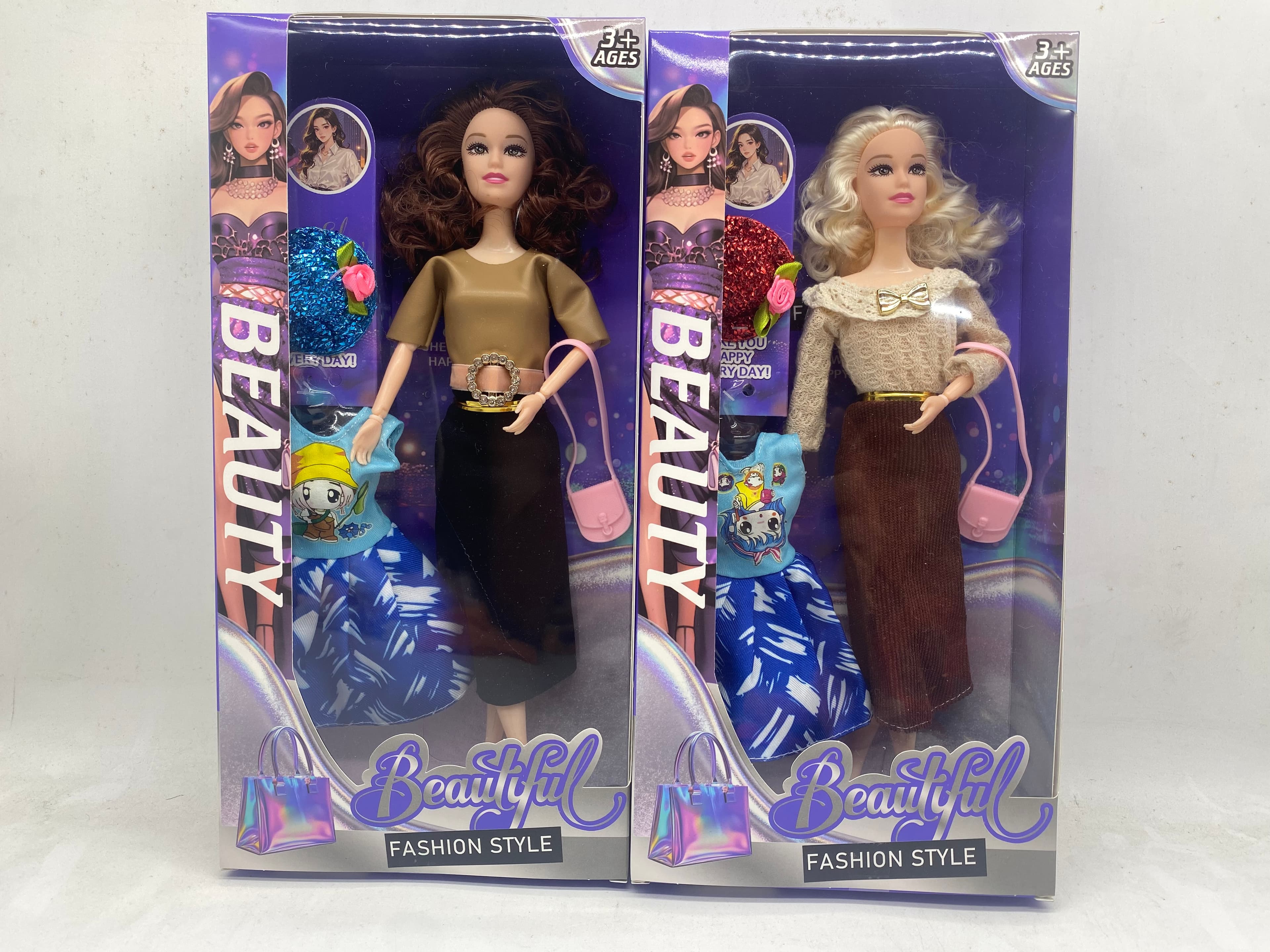 11.5-inch Fashion Barbie with 11 Joints, Mixed Styles