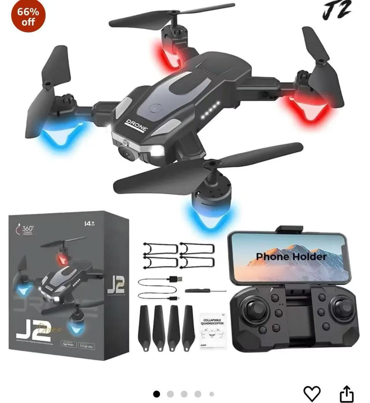 Three-Sided Obstacle-Avoiding Light Drone