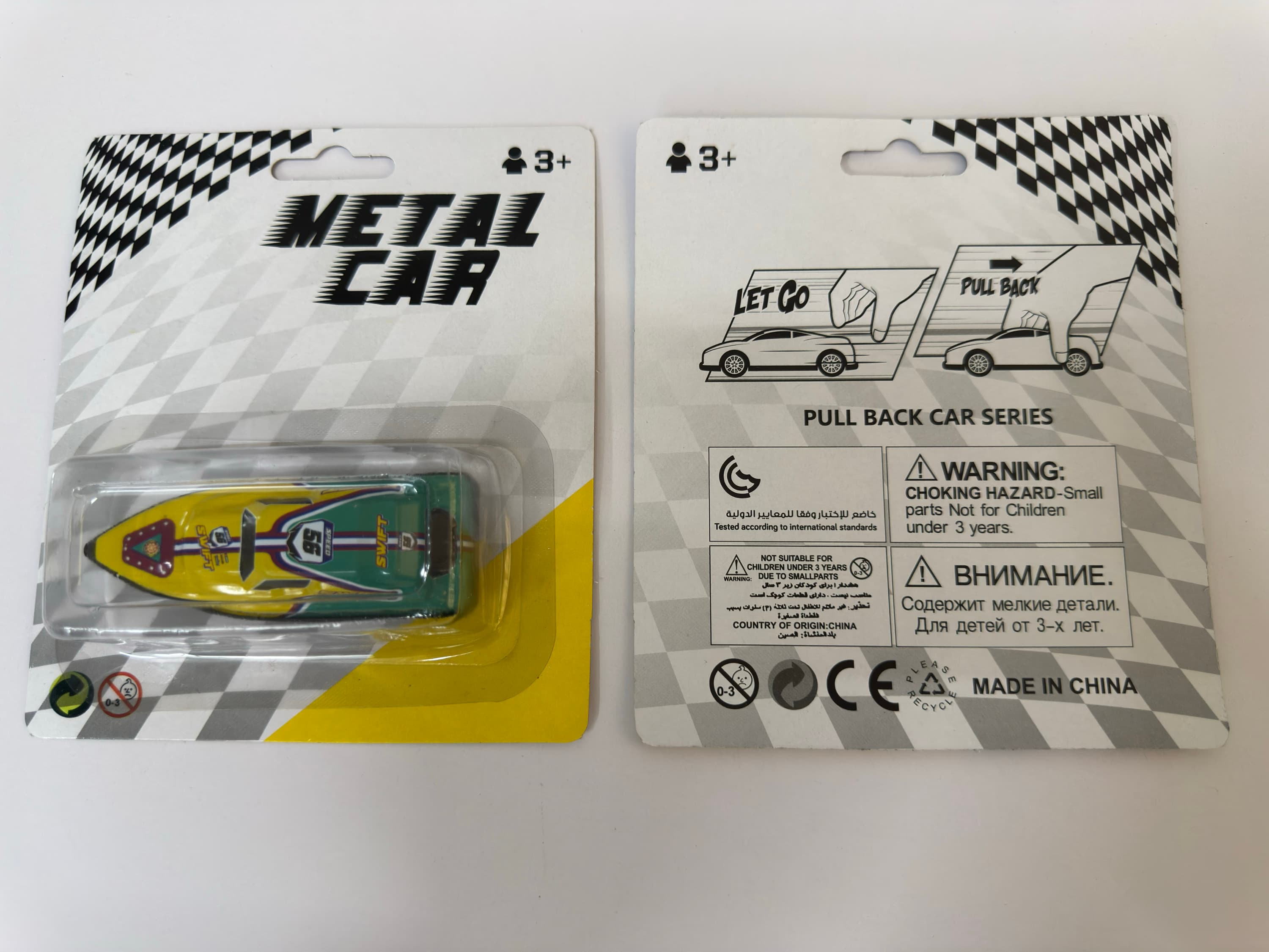 Light Alloy Pull Back Toy Car Pull Back Speedboat