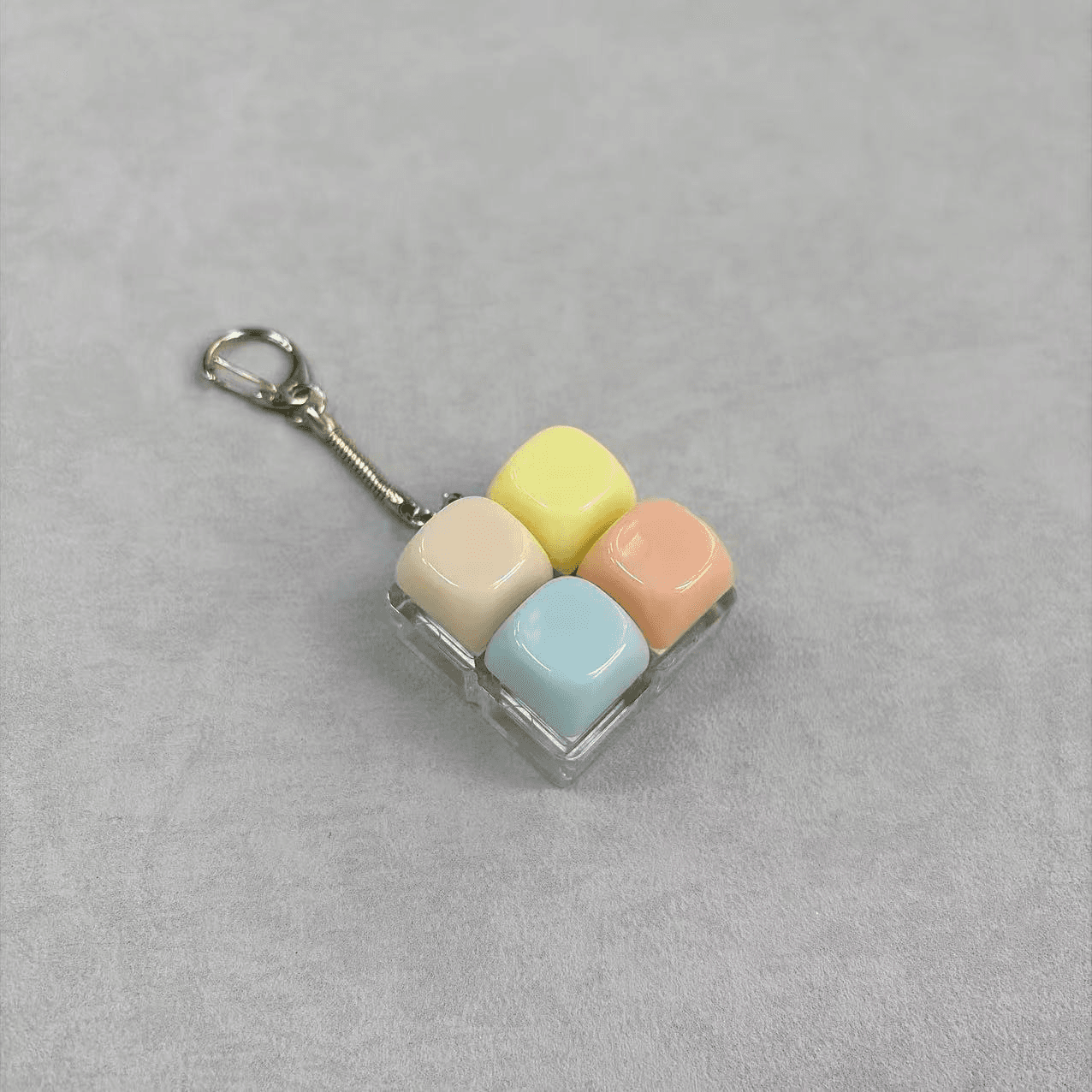 4-Key Switch Tester Keychain with LED