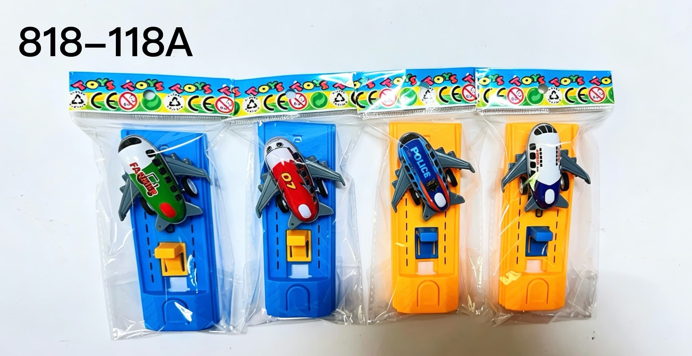 New Cartoon Functional Series Airplane 5.2cm + Launcher Assorted Multi-Styles Suitable for Supermarket Giveaways Dollar Store Blind Box Boys Girls