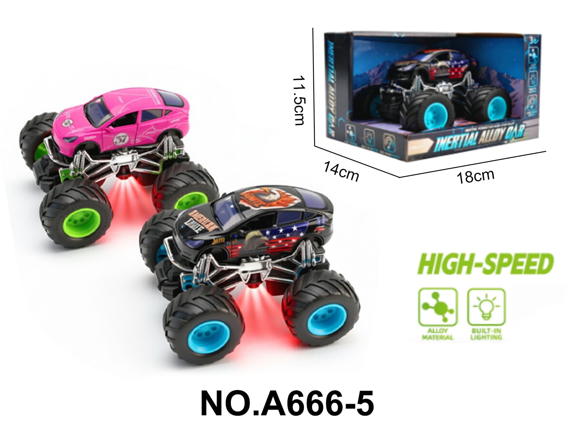 Tesla Electric Alloy Car with Lights, Music, and Inertia - Includes AG13 Batteries x3