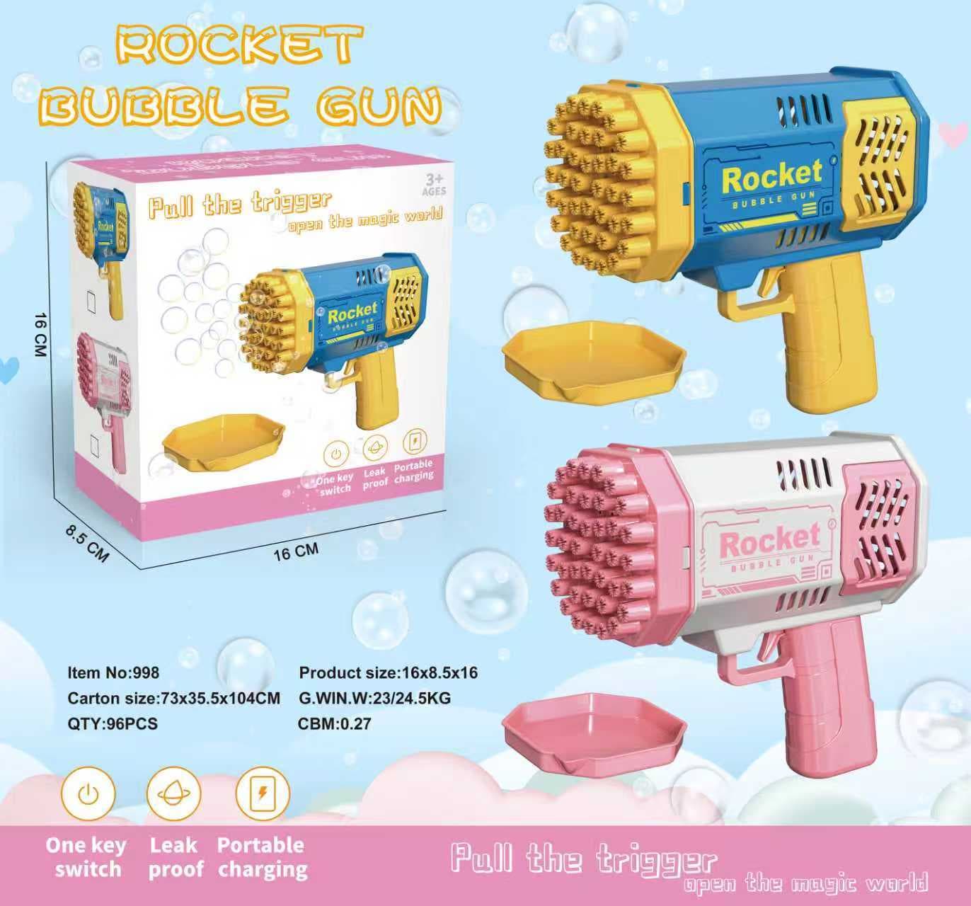 Viral Light-Up 40-Hole Bubble Blower