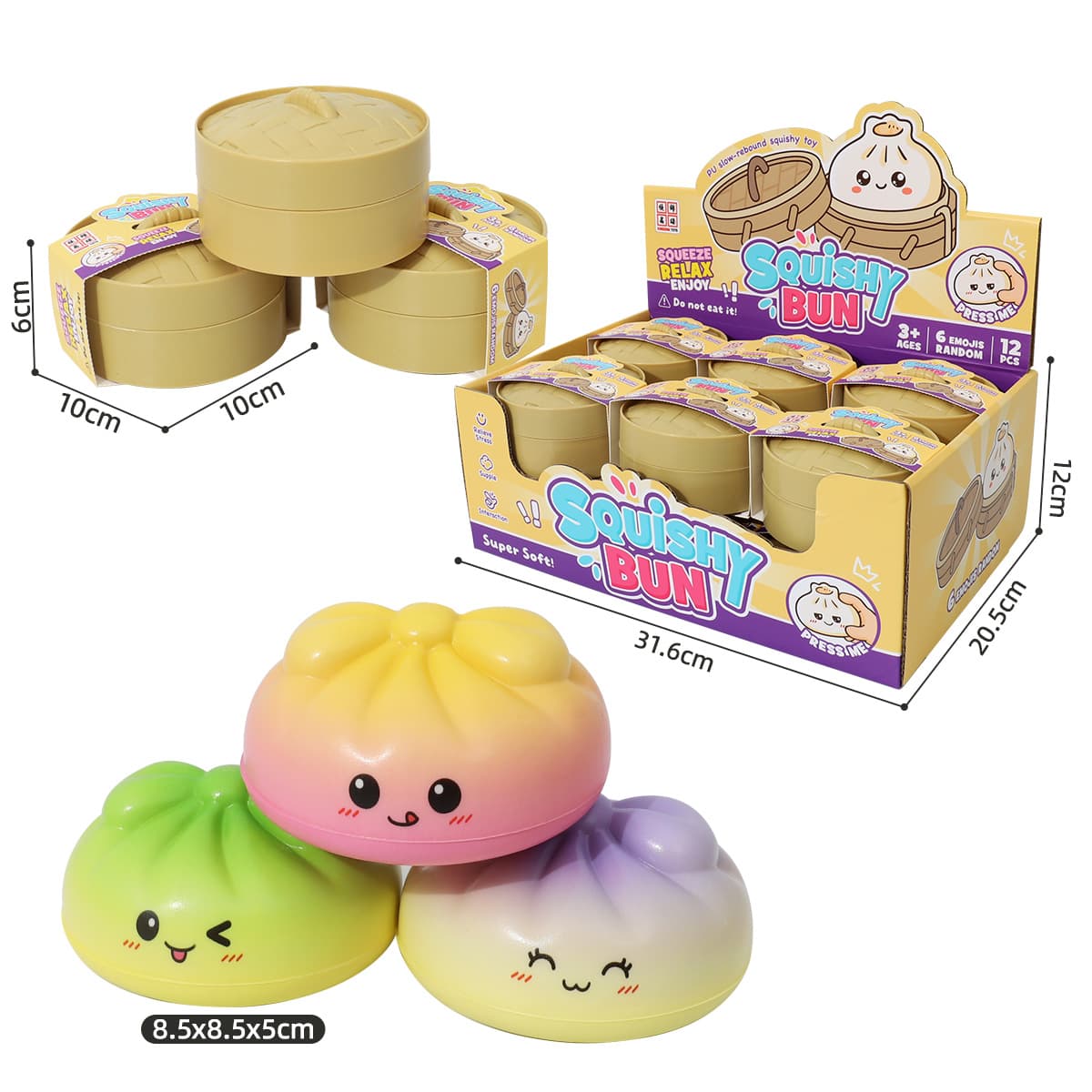 Small-eyed Gradient Baozi with Steamer