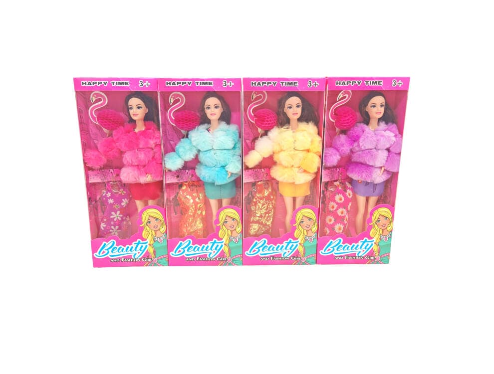 11.5 Inch Articulated Pretty Girl Doll 4 Colors