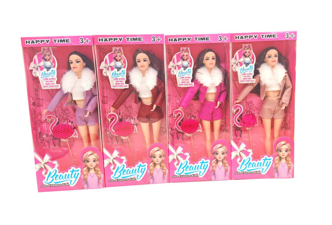11.5 Inch Articulated Pretty Girl Doll 4 Colors