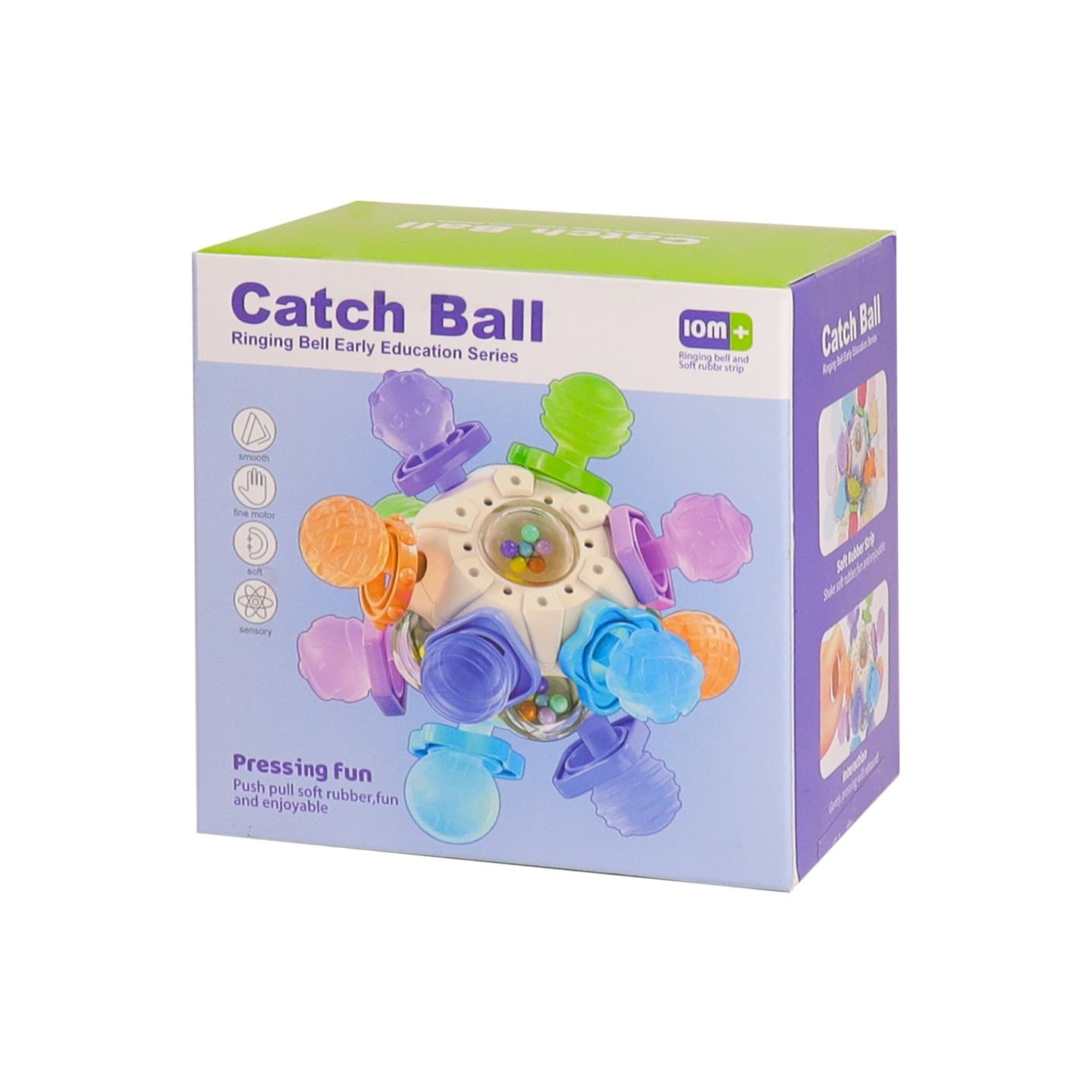 Manhattan Teether Ball (Boxed) - Baby Silicone Chew Toy for Teething, Anti-Hand Biting, Durable Biting & Gnawing Infant Toy