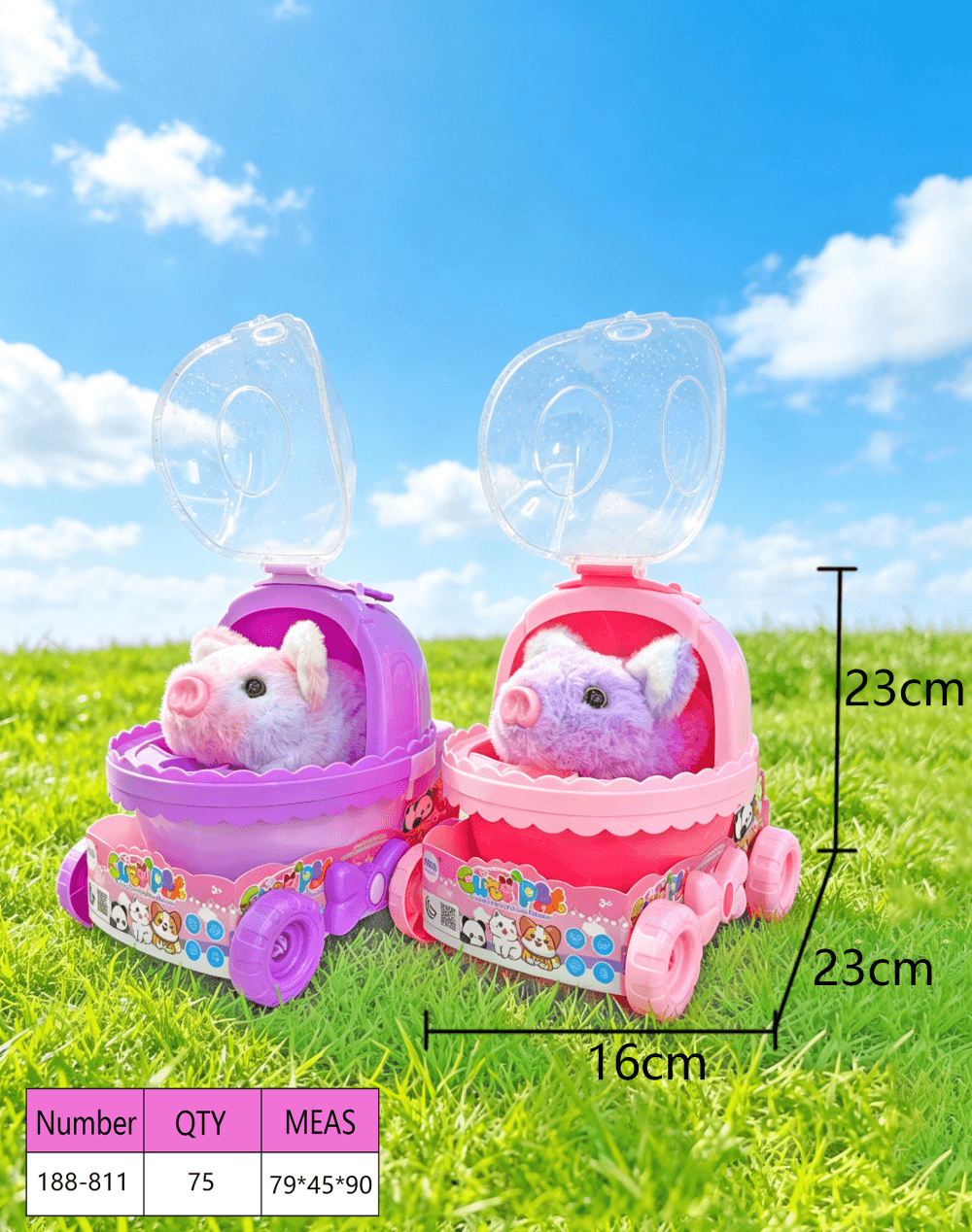 Electric Cute Pet Playhouse Plush Toy