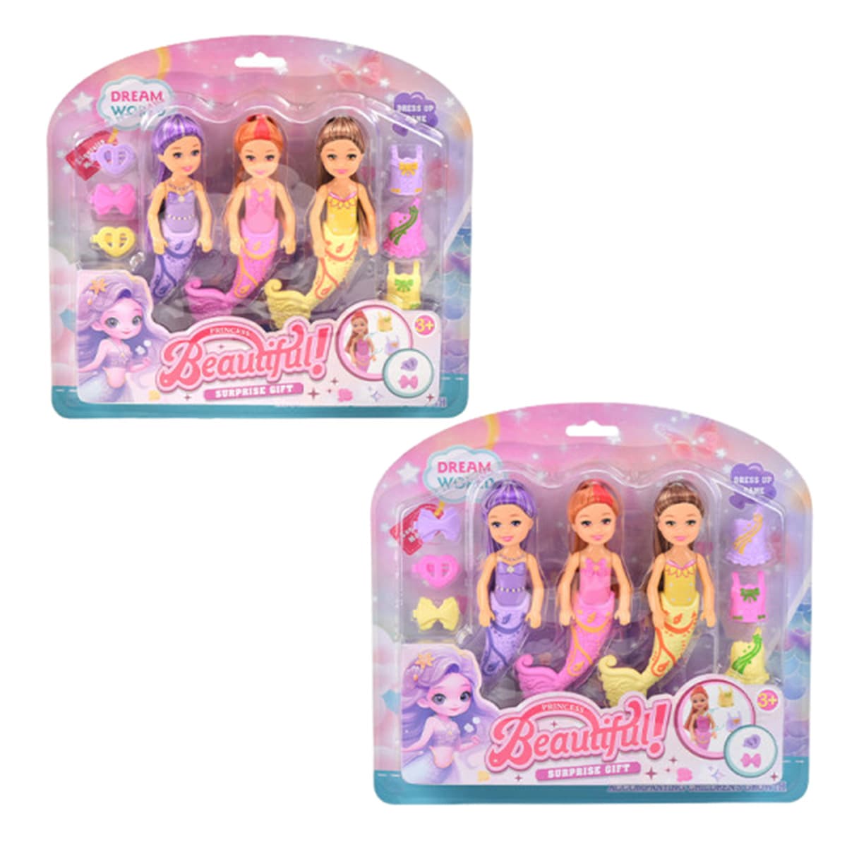 Doll Toy - 6 Inch Half Mermaid Doll (16.5CM)