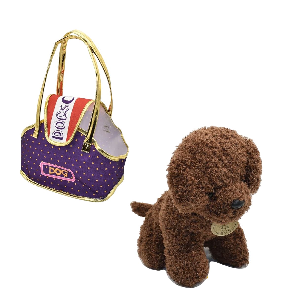 Doll Toy, Plush Doll, 20cm Plush Teddy Dog