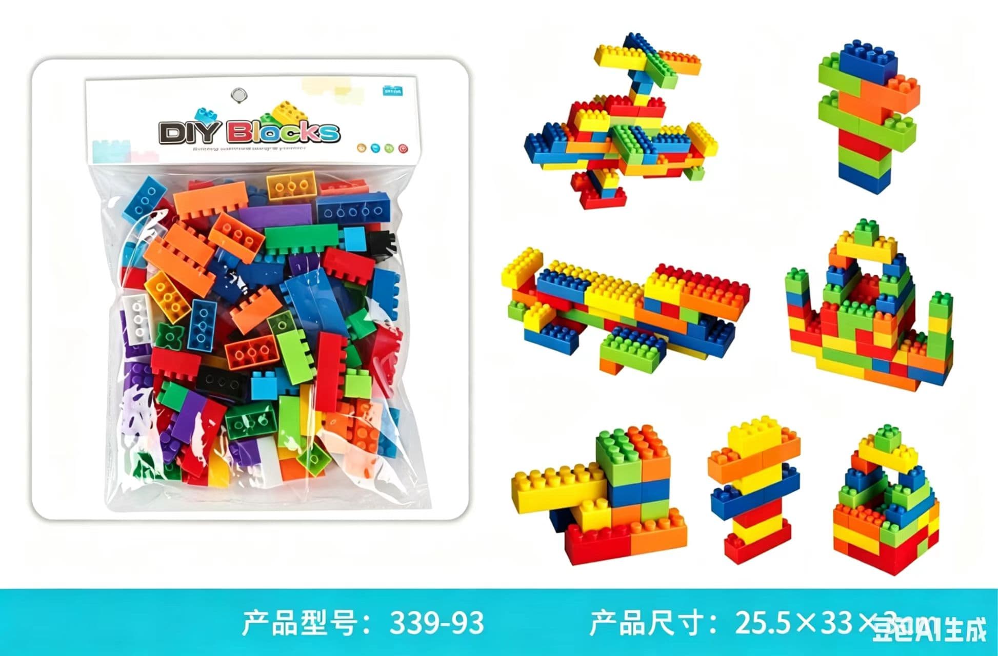 168pCS Educational DIY Micro Building Blocks