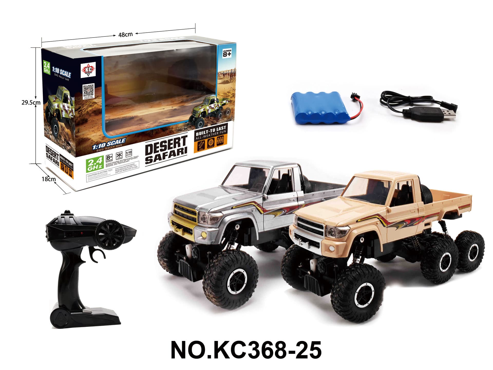 1:10 Single-Row Pickup Four-Channel Remote Control Car