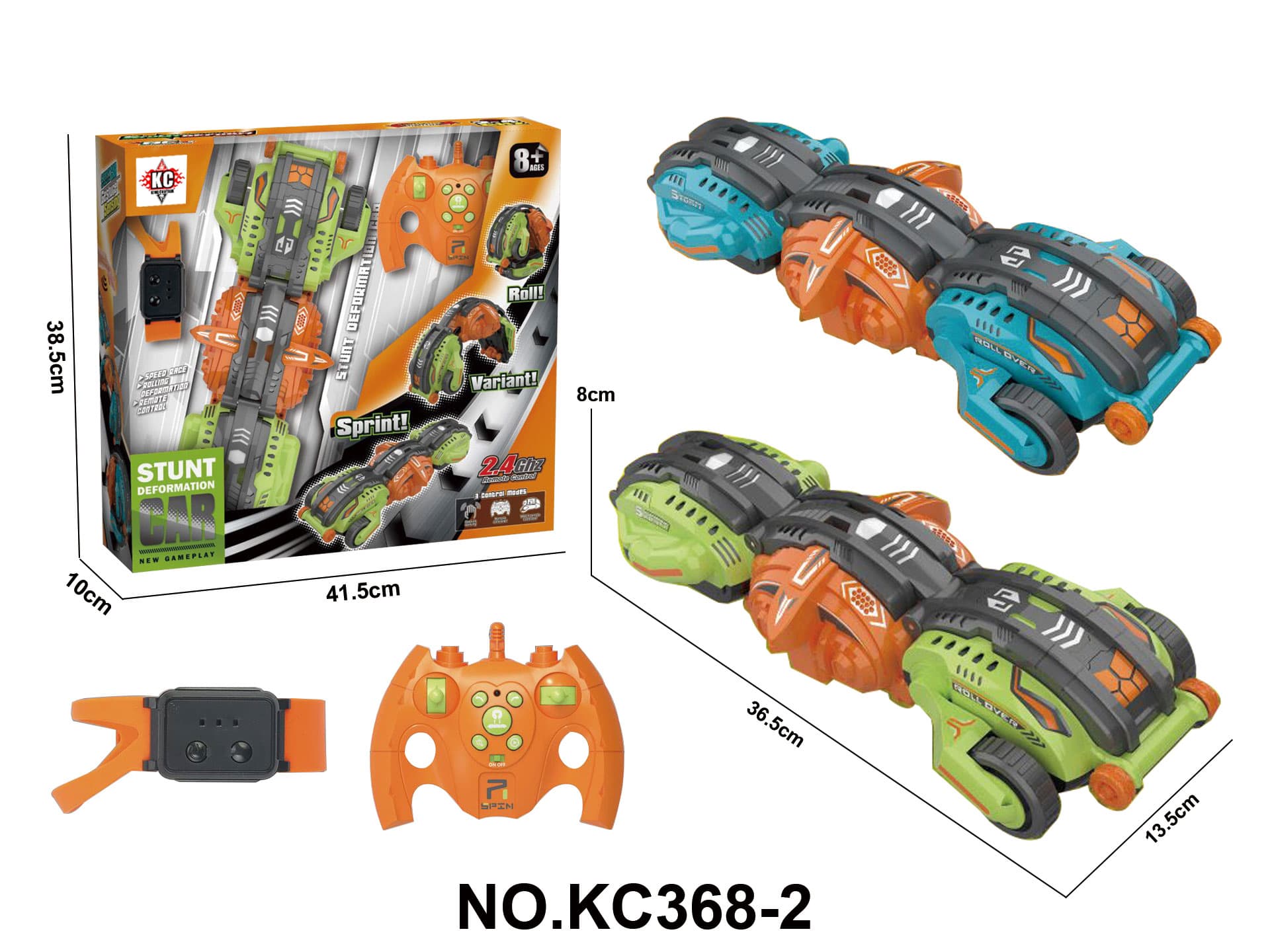2.4G High-Speed Tumbling Armor Vehicle with Dual Modes