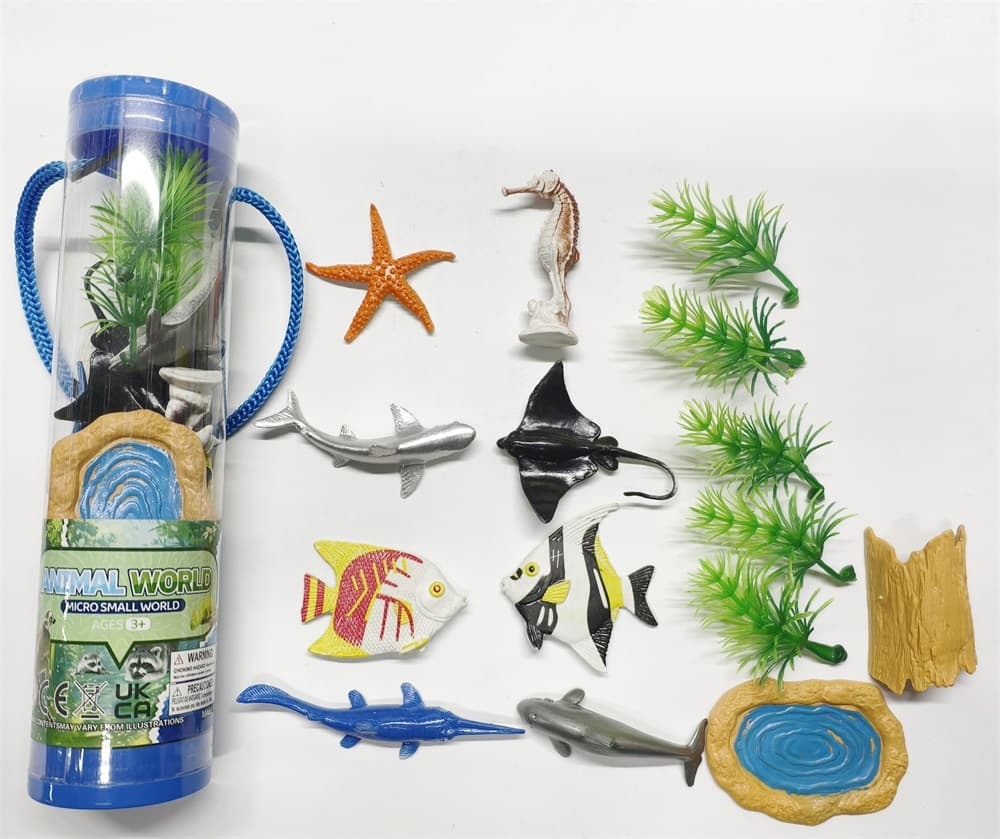 Solid Marine Animal Set
