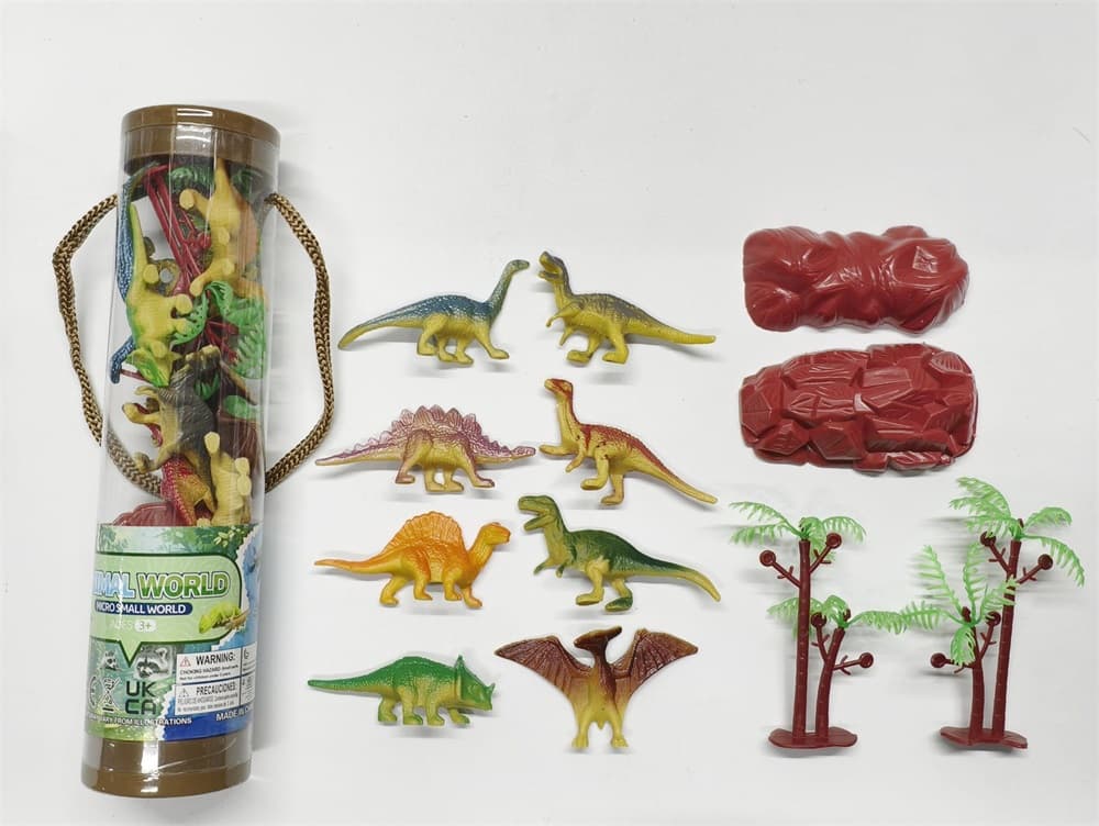 Solid Dinosaur Set