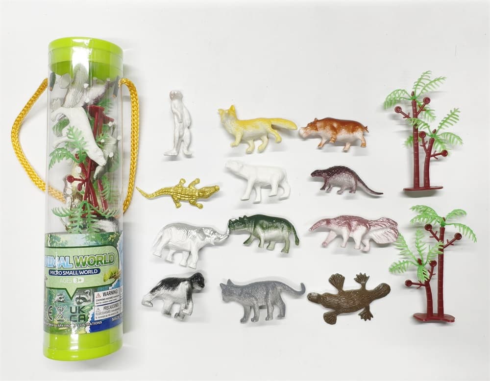 12-Piece Solid Dinosaur Set
