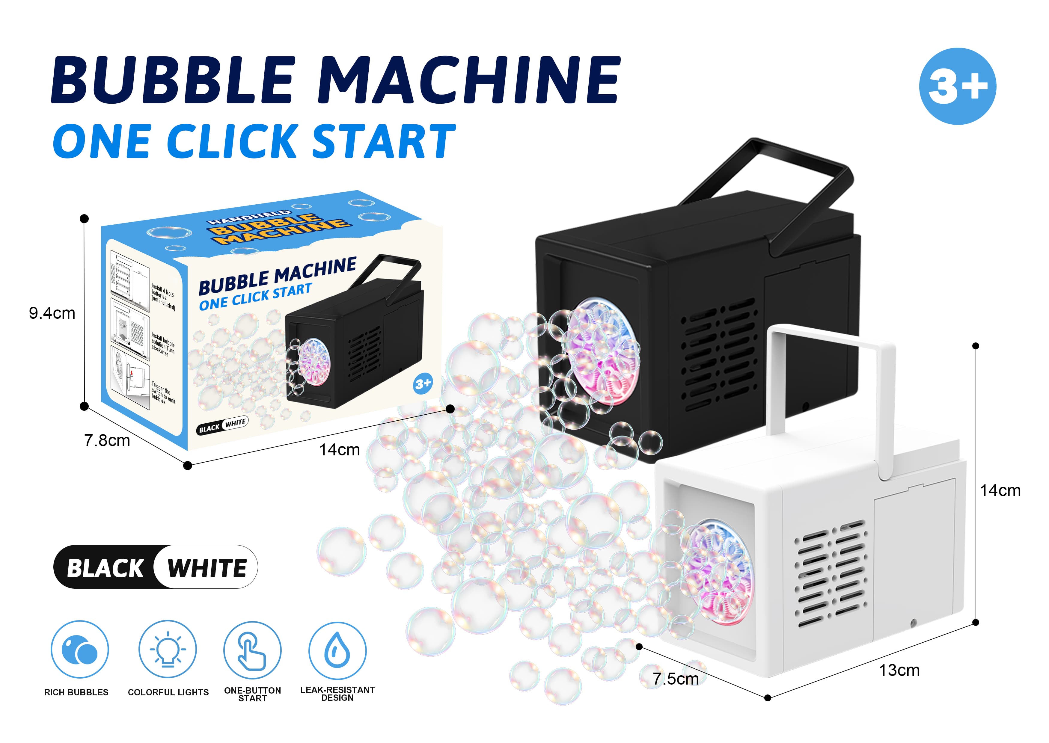 Handheld Bubble Blower