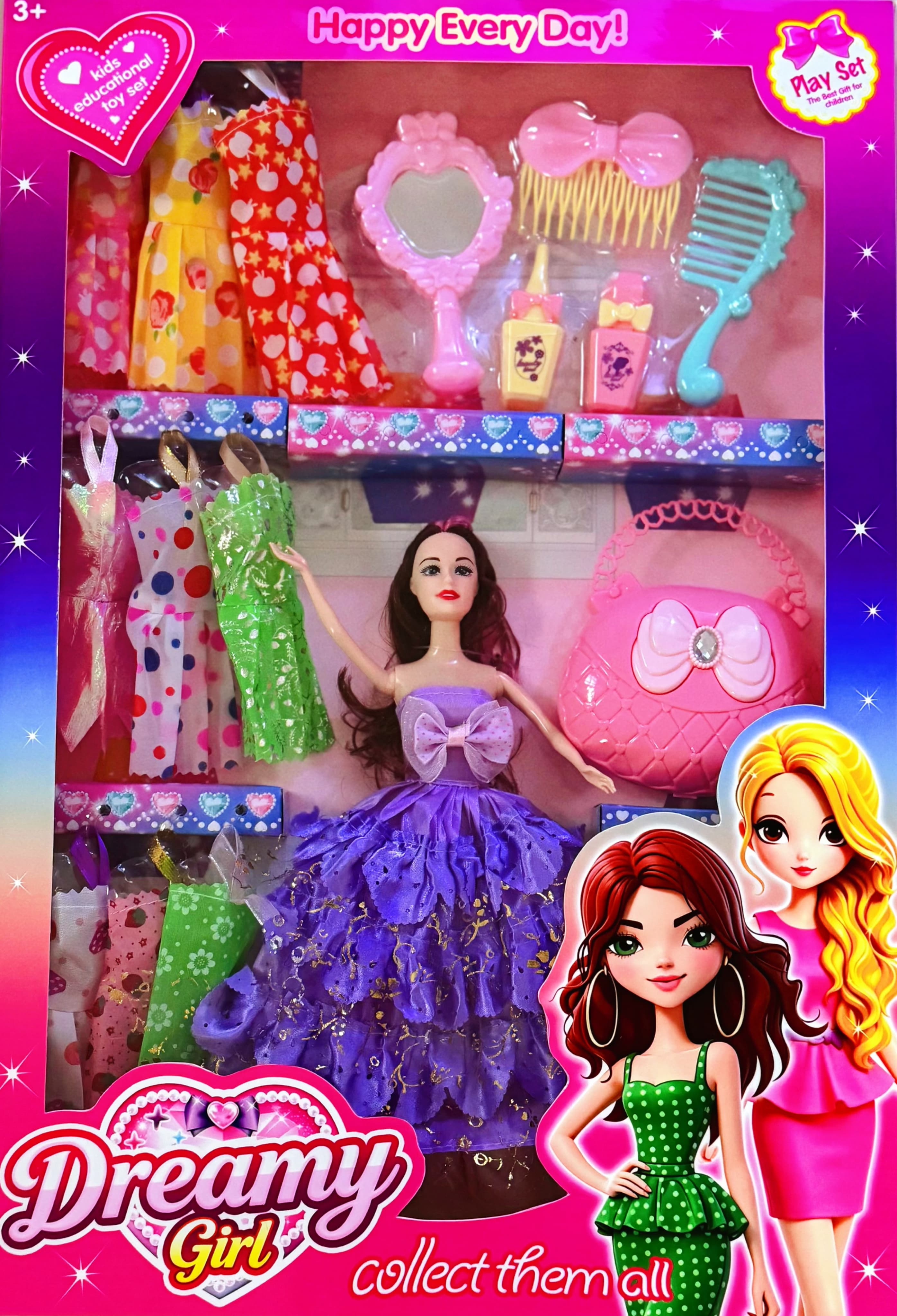 Fashion Jointed Barbie Doll