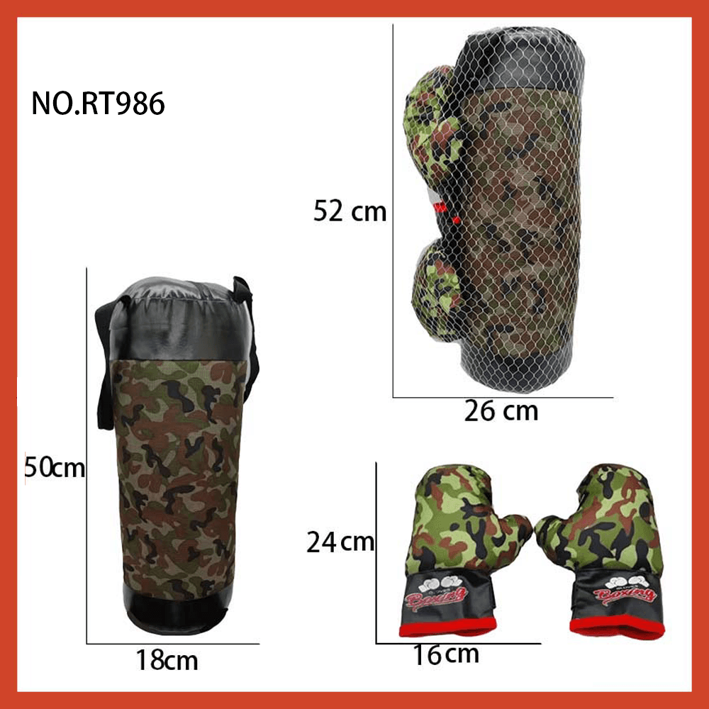 Camouflage Large Boxing Gloves