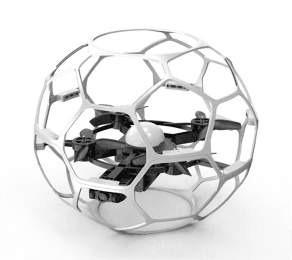 Brushless Altitude-Holding Soccer Drone