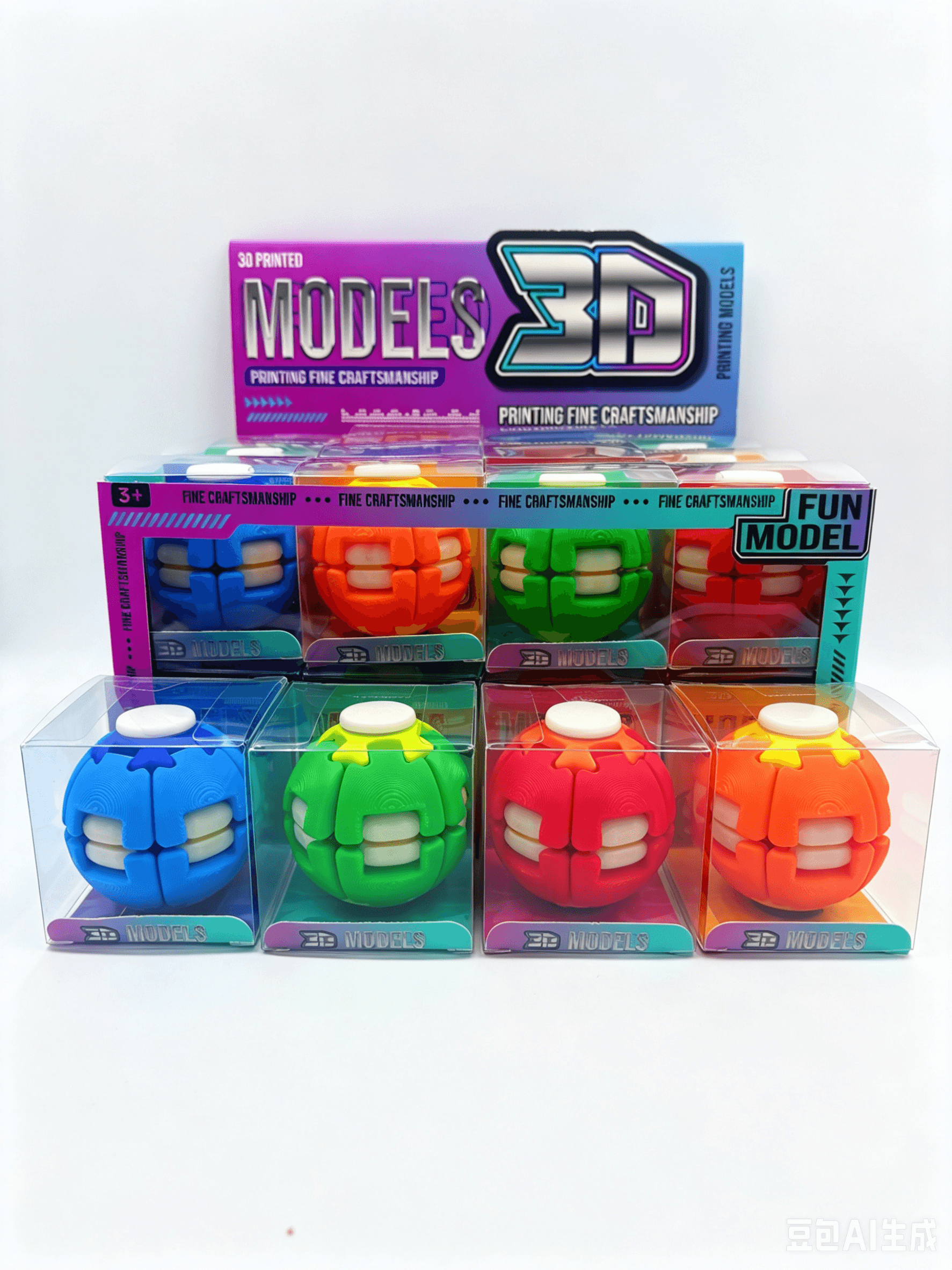 Spiral Press Ball (Glow-in-the-Dark Version) - Display Box of 24