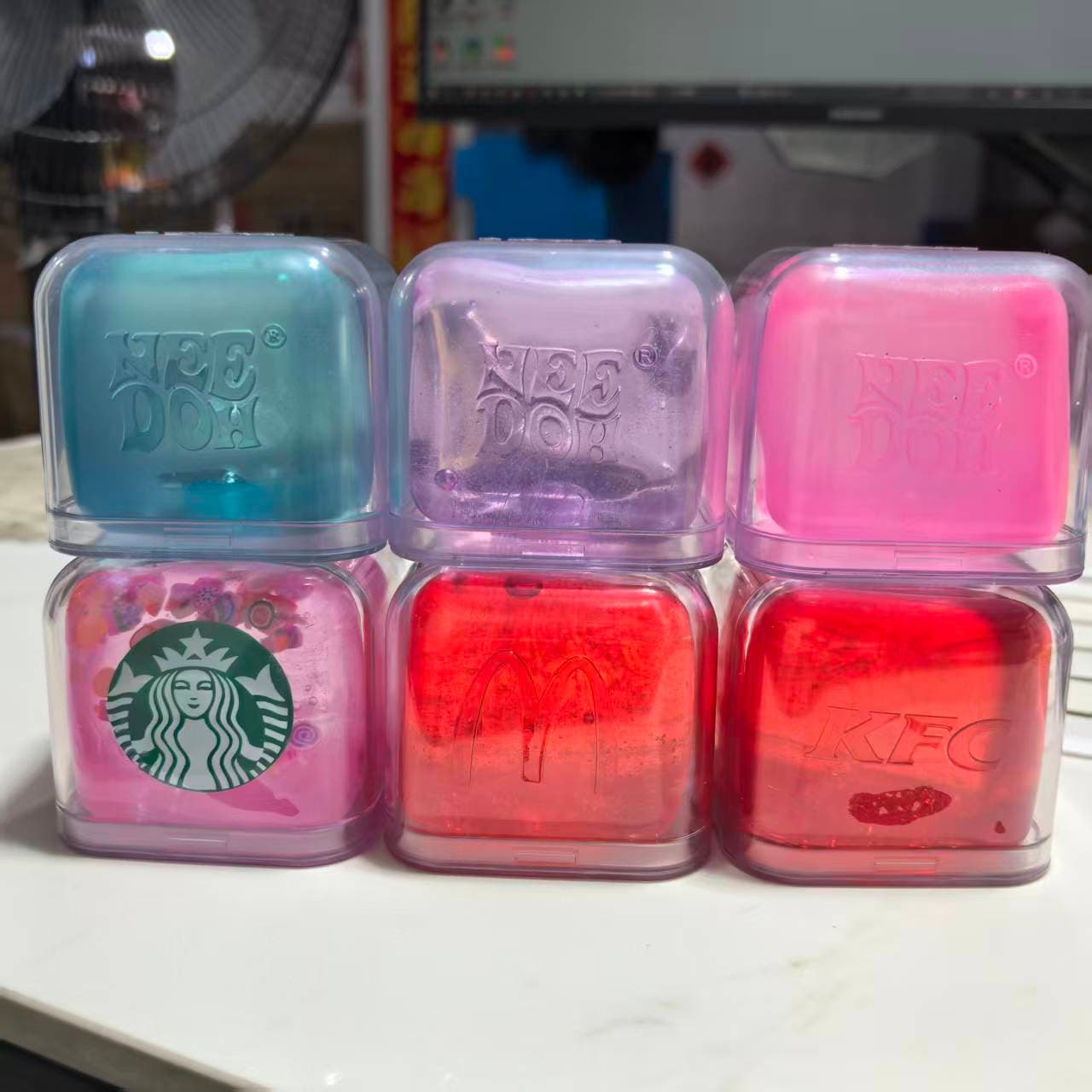 Square Ice Cube Stress Relief Toy