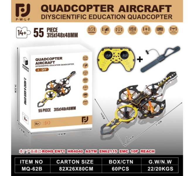 DIY Wooden Quadcopter Drone