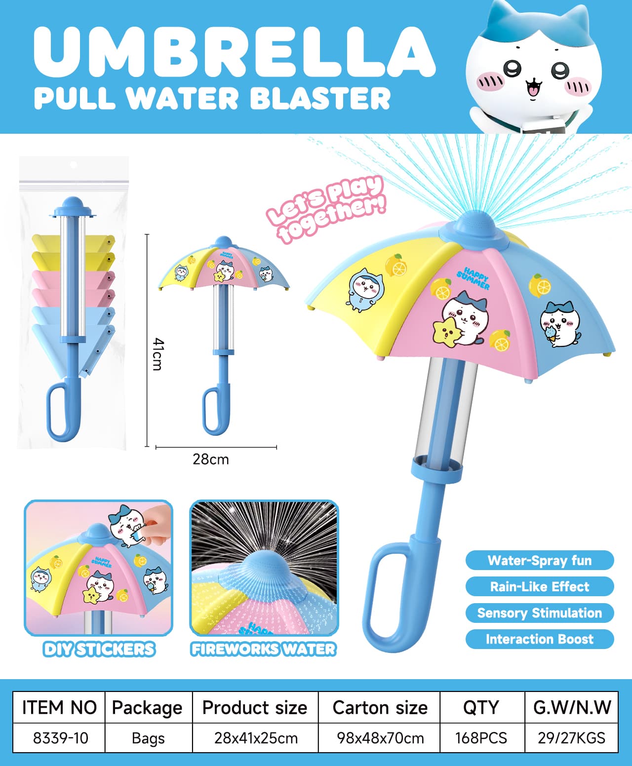 DIY Firework Umbrella - Chiikawa