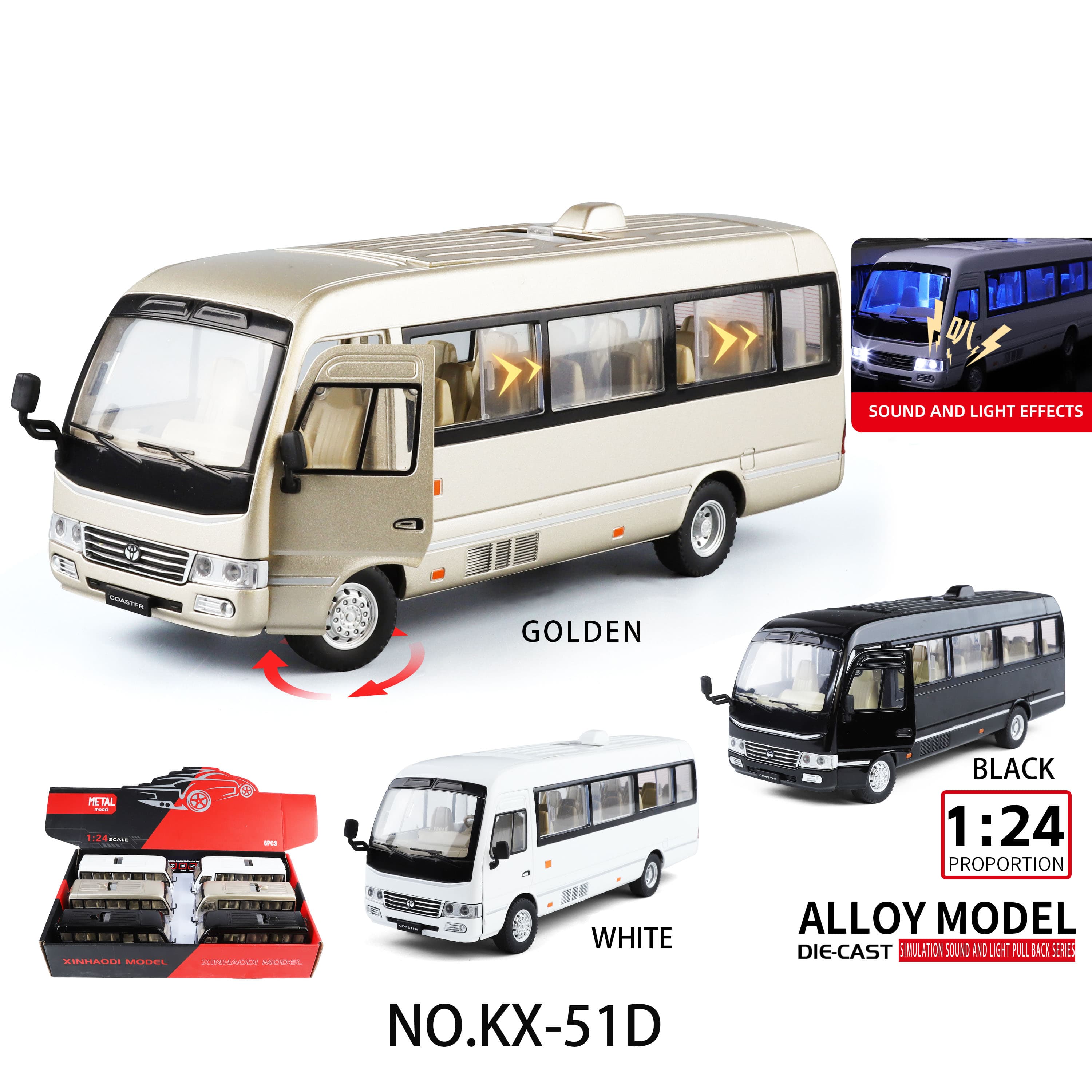 1:24 Scale Coaster Business Vehicle