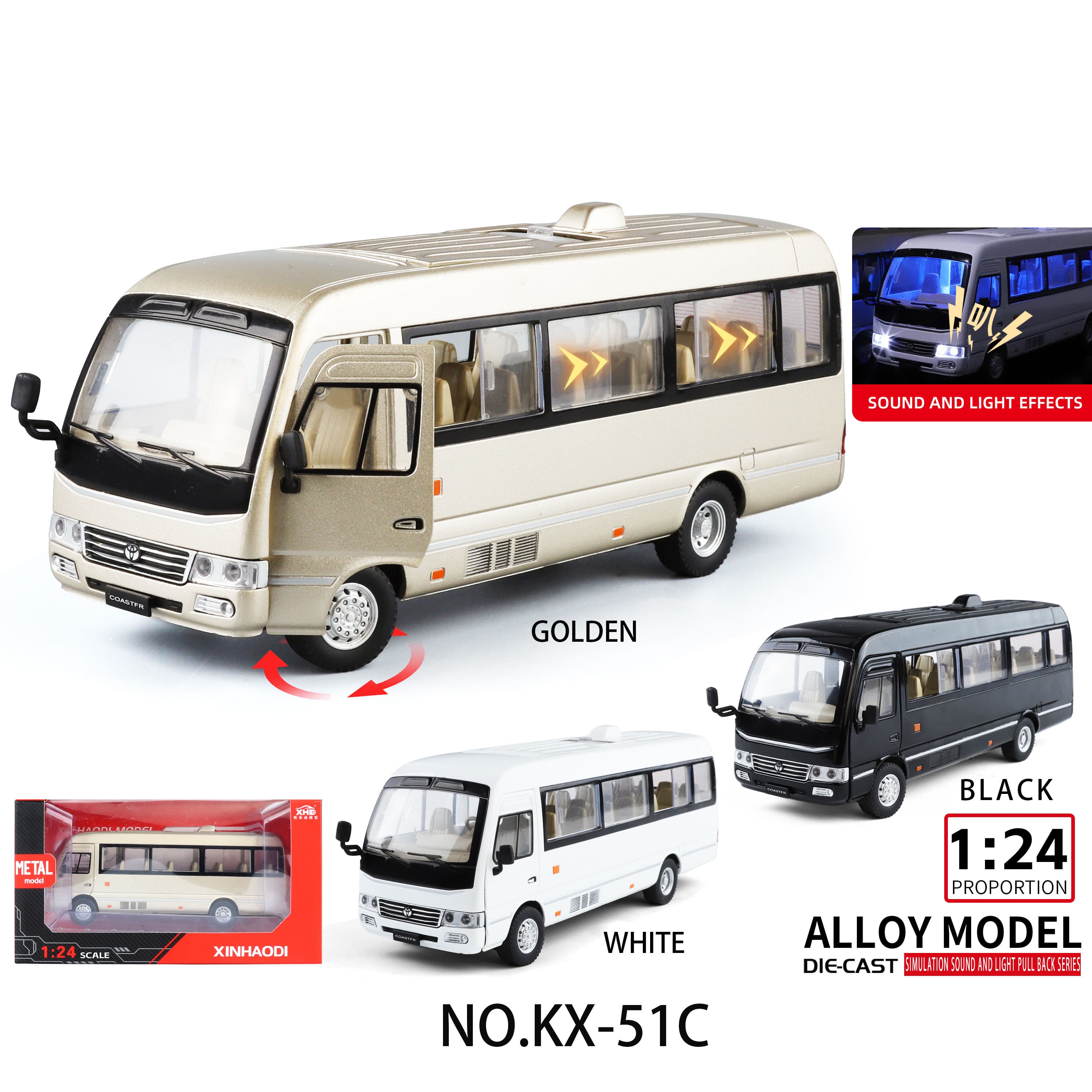 1:24 Scale Coaster Business Vehicle