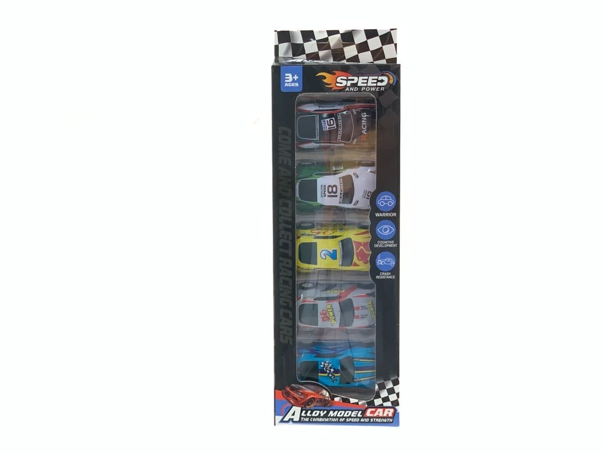 6.8cm Wind-Up Window Box Tin Off-Road Vehicles (5-Pack) - Toy Car Models for Boys' Role Play, Tin Cars as Gifts or Prizes