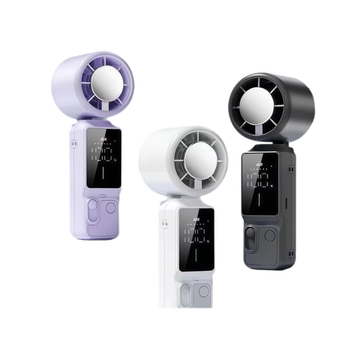 Cooling Handheld Fan with Ice Compress