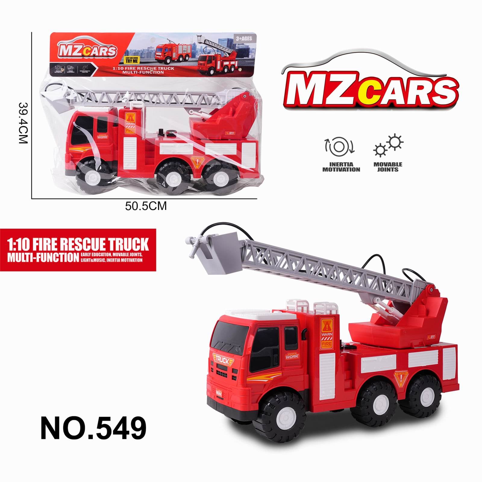 Extra Large Story Spray Inertia Fire Truck (Non-Functional)