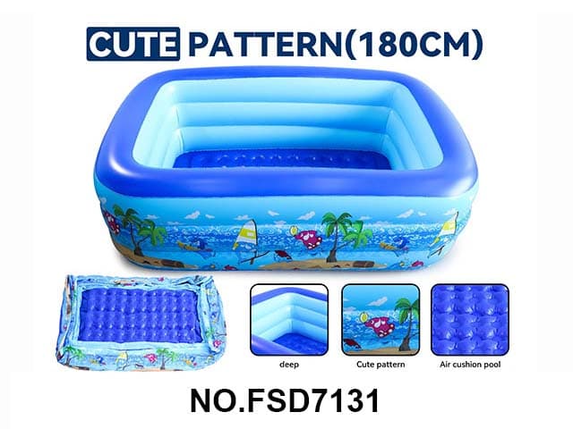 Inflatable Swimming Pool for Water Toys (180*130*55)