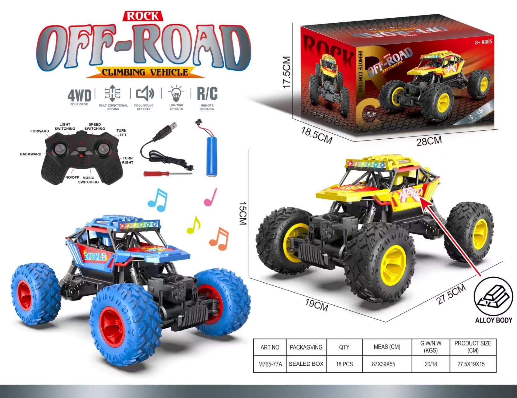 1:16 Scale 4WD Alloy Off-Road Crawler