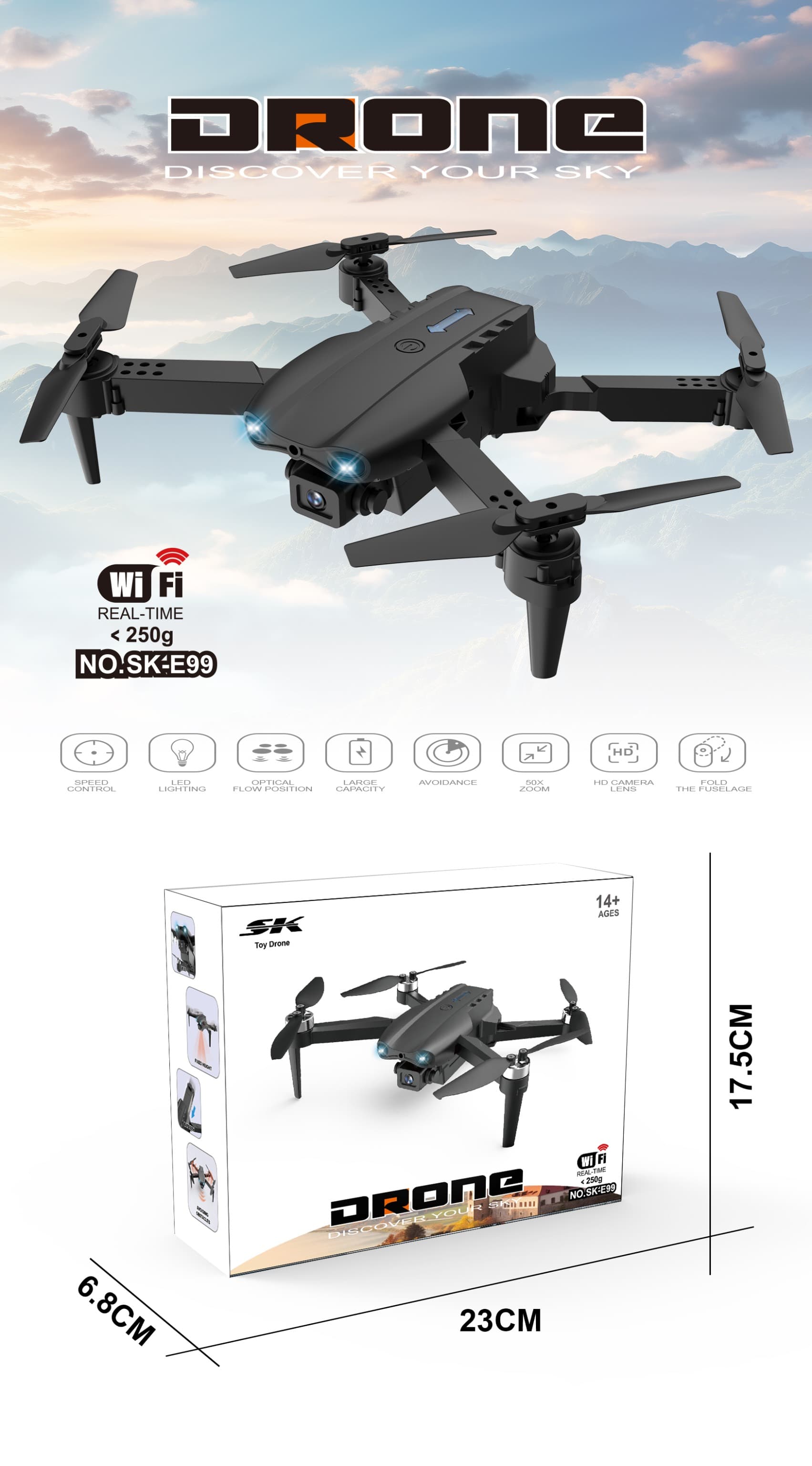 2.4G Aerial Drone (Coreless Motor)