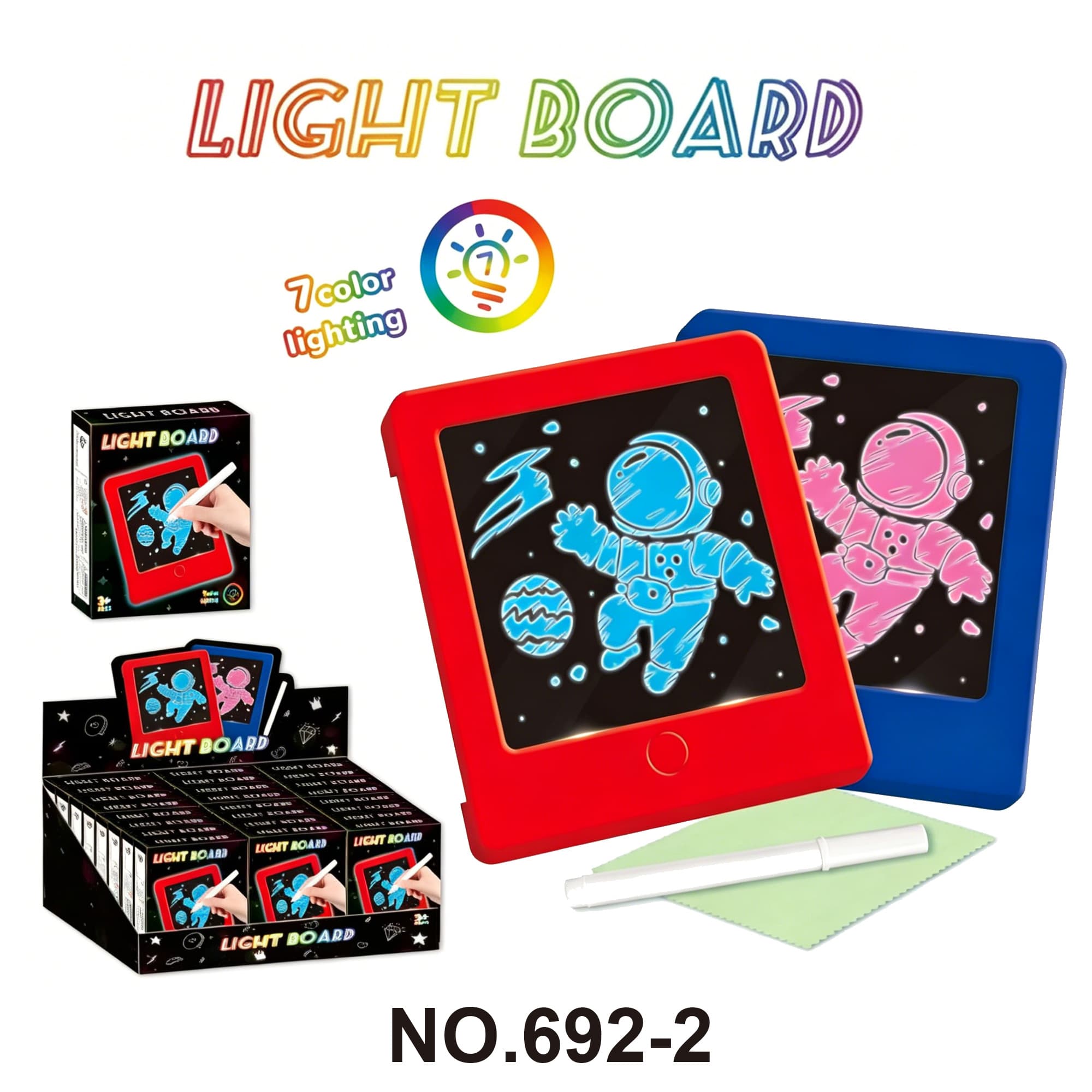Colorful Light Drawing Board