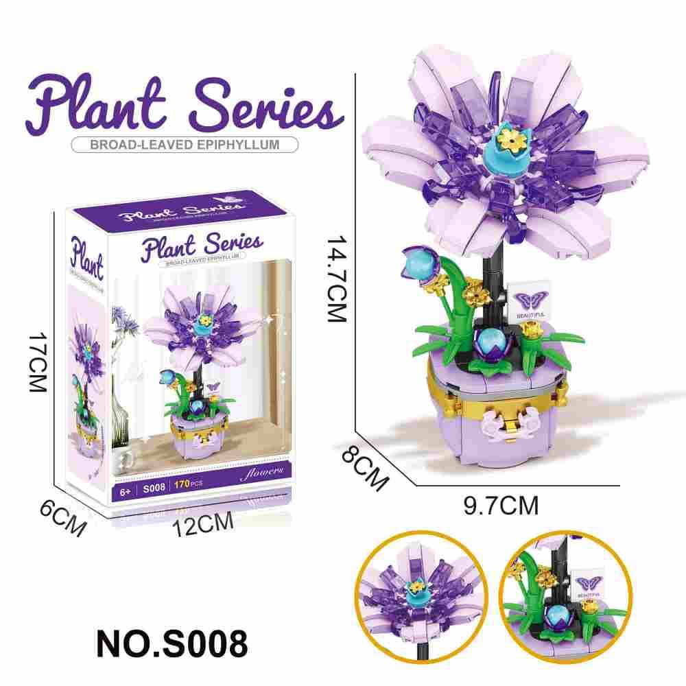 Building Blocks Epiphyllum 170PCS - Flower Series