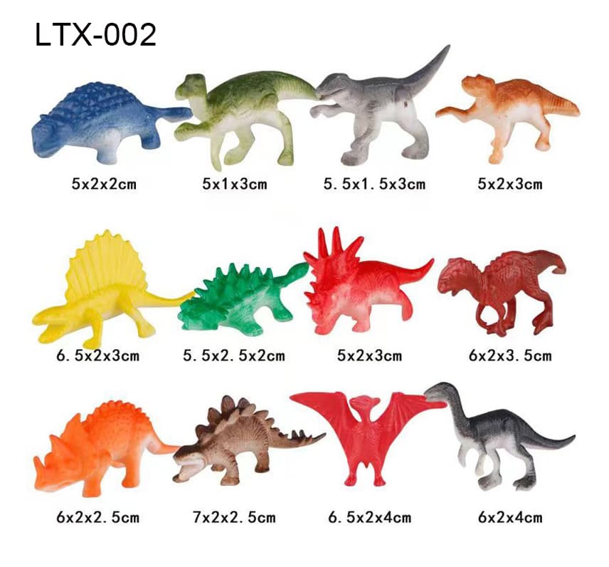 Solid Mini Dinosaur Set